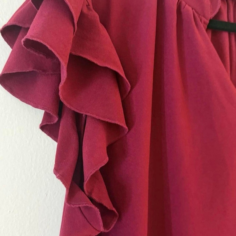 Love Scarlett red ruffle top Size XXL 2X
